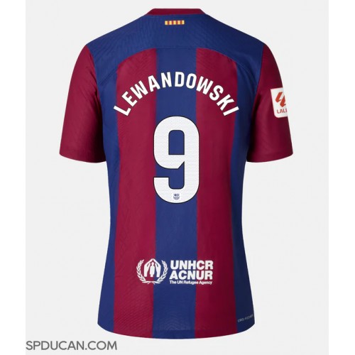 Muški Nogometni Dres Barcelona Robert Lewandowski #9 Domaci 2023-24 Kratak Rukav